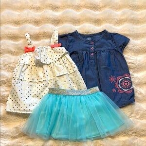 Summer Clothes Bundle Girls 18M